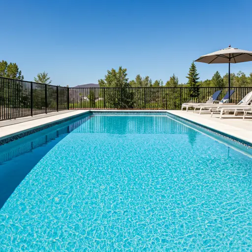 Professional high-end swimming pool landscape